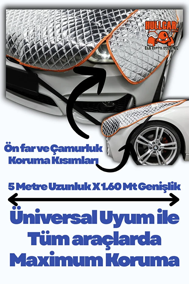  Güneş Koruyucu, Ultra Sağlam, Dolu Koruyucu Üniversal Oto Üst Branda